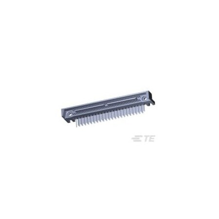 Te Connectivity Board Connector, 110 Contact(S), 2 Row(S), Male, Right Angle, Solder Terminal, Gray Insulator 530733-8
